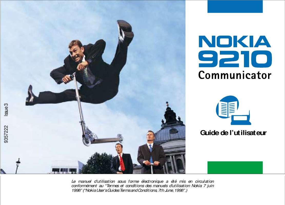 Guide utilisation NOKIA 9210  de la marque NOKIA