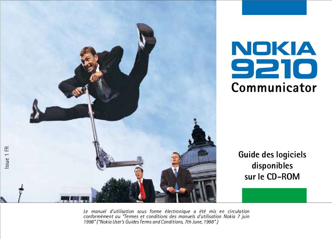 Guide utilisation NOKIA 9210 COMMUNICATOR  de la marque NOKIA