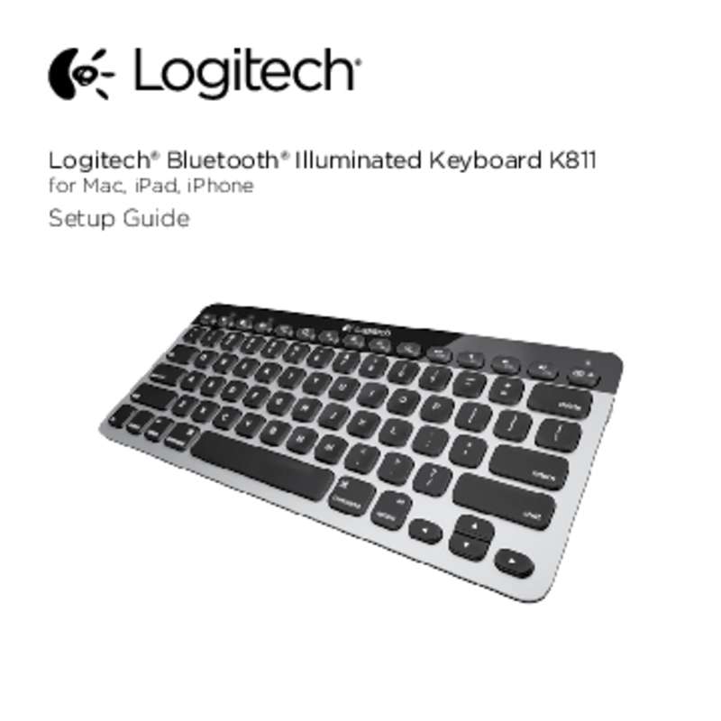 Guide utilisation LOGITECH BLUETOOTH ILLUMINATED KEYBOARD K810  de la marque LOGITECH