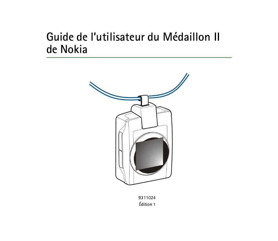 Guide utilisation NOKIA MEDALLION II  de la marque NOKIA