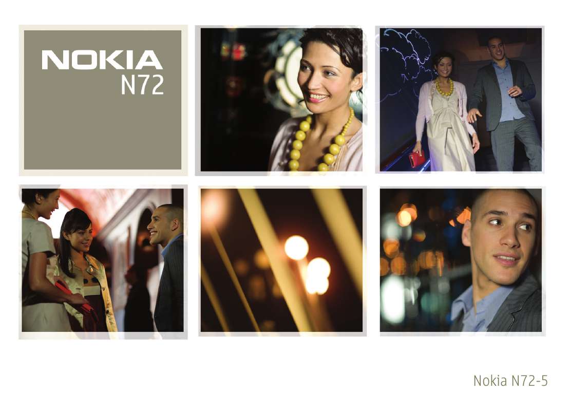 Guide utilisation NOKIA N72  de la marque NOKIA
