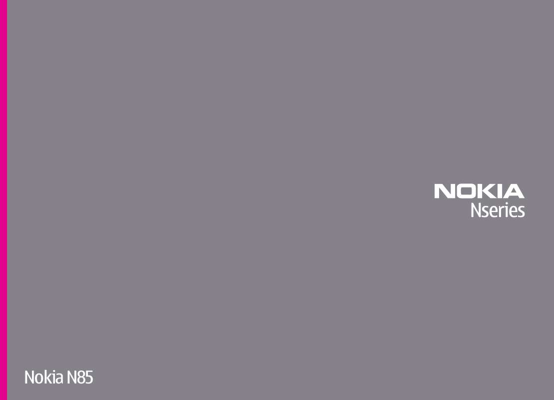 Guide utilisation NOKIA N85  de la marque NOKIA