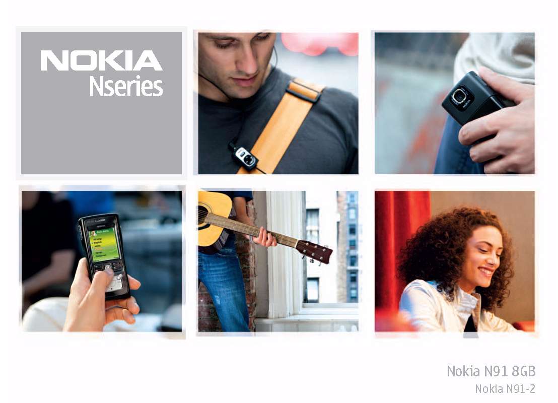 Guide utilisation NOKIA N91-2 8GB  de la marque NOKIA