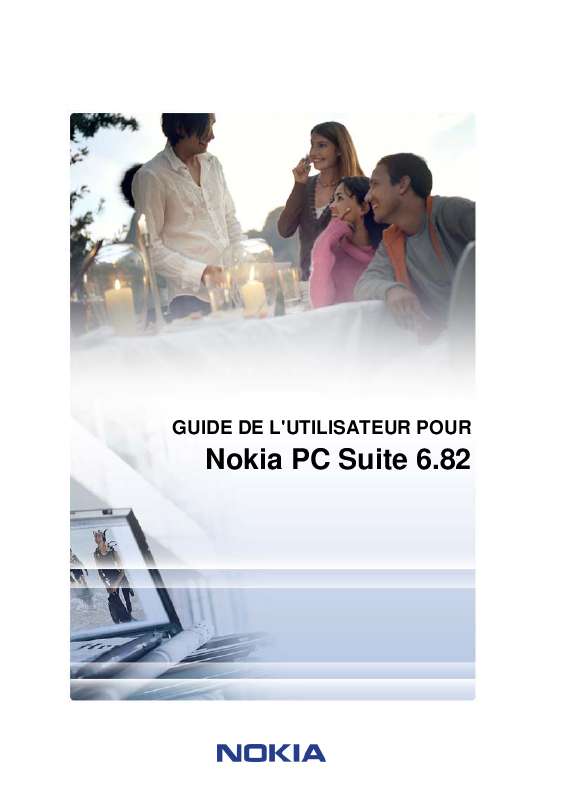 Guide utilisation NOKIA PC SUITE 6.82  de la marque NOKIA