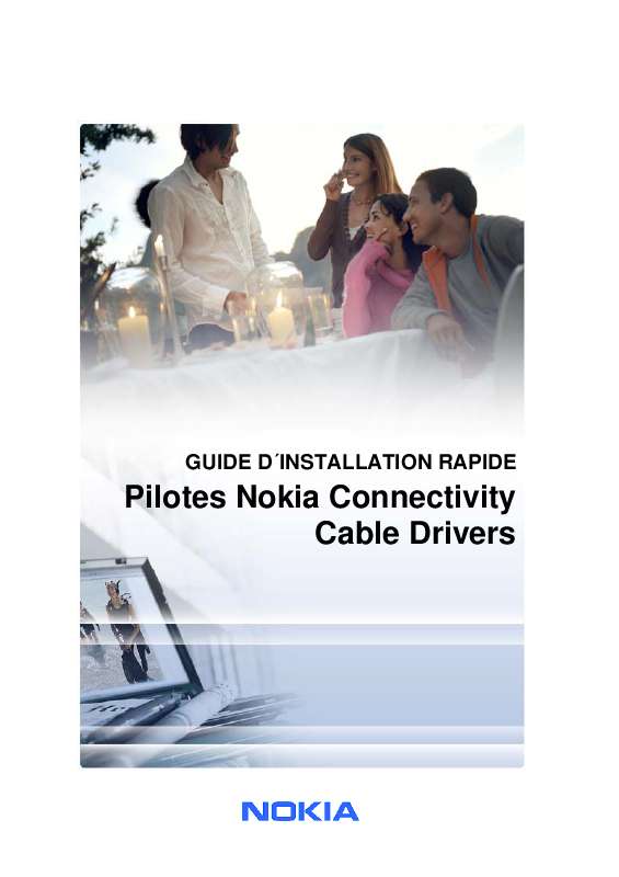 Guide utilisation NOKIA PILOTES NOKIA CONNECTIVITY CABLE DRIVERS  de la marque NOKIA