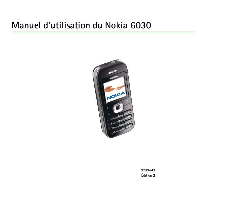 Guide utilisation NOKIA 6030  de la marque NOKIA