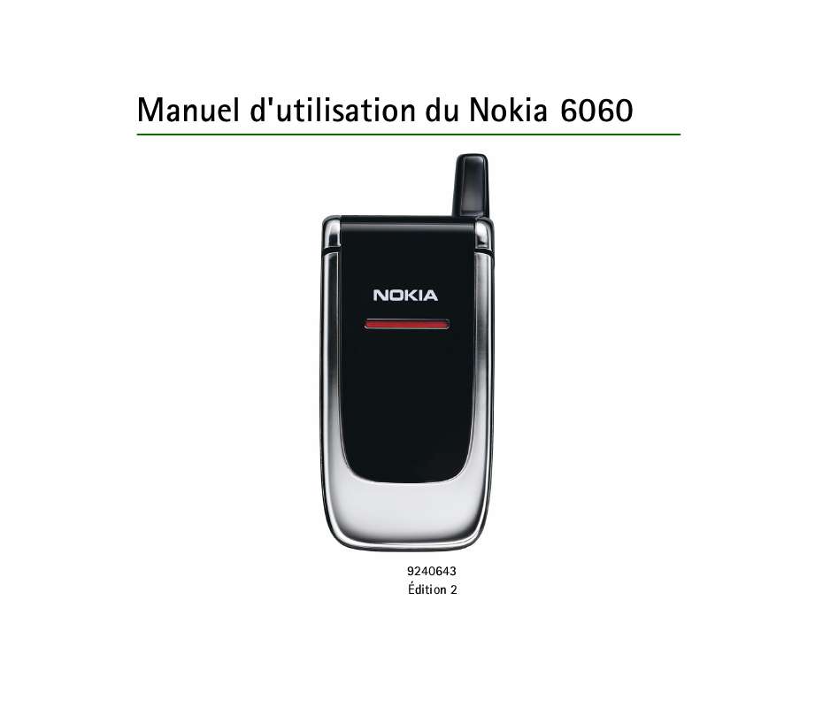 Guide utilisation NOKIA 6060  de la marque NOKIA
