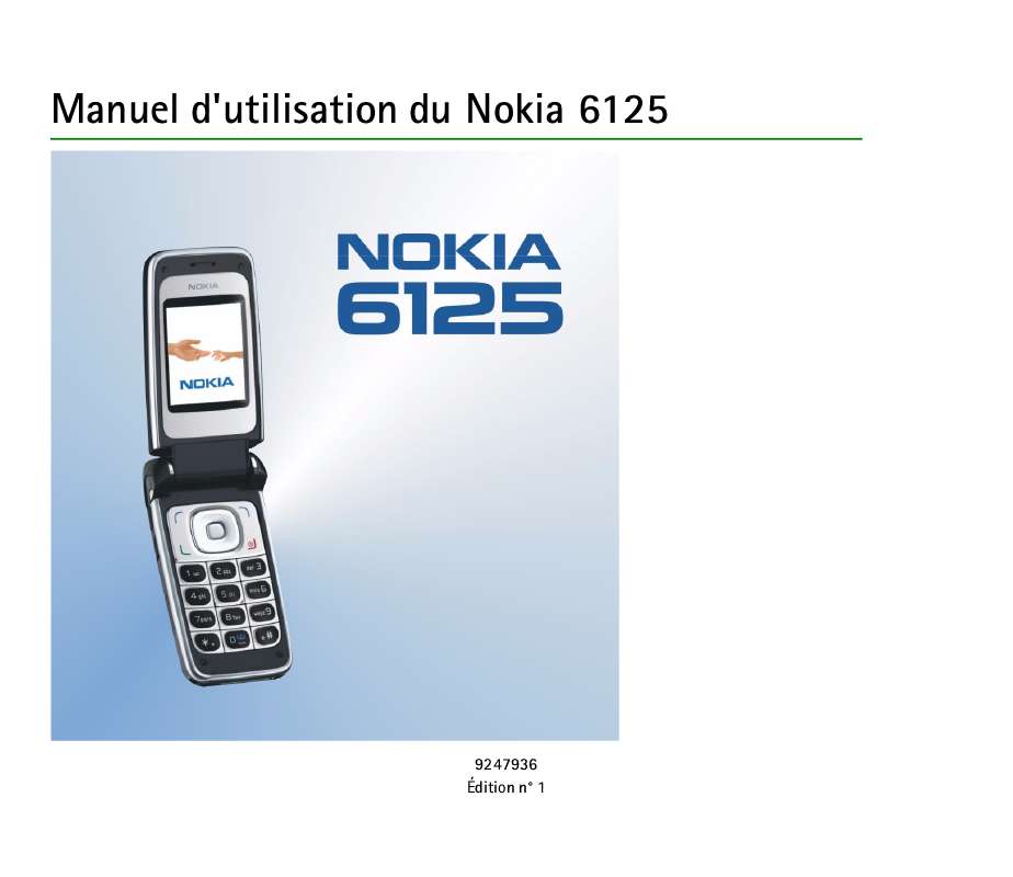 Guide utilisation NOKIA 6125  de la marque NOKIA