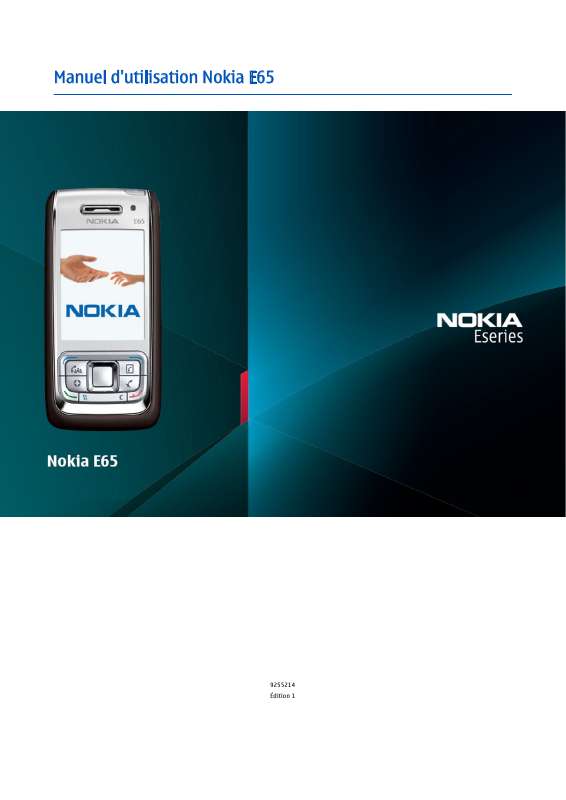 Guide utilisation NOKIA E65  de la marque NOKIA