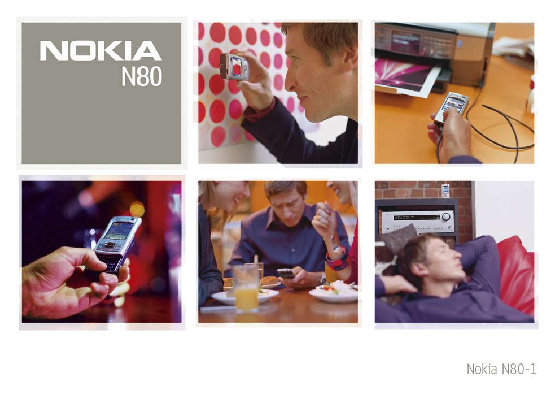 Guide utilisation NOKIA N80  de la marque NOKIA
