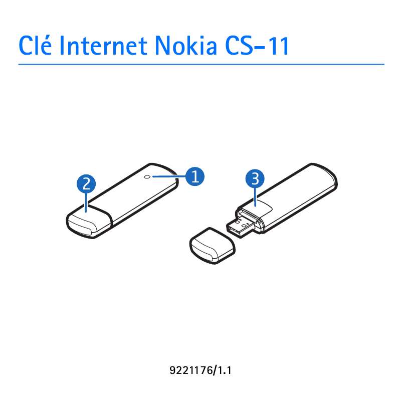 Guide utilisation NOKIA INTERNET STICK CS-11  de la marque NOKIA