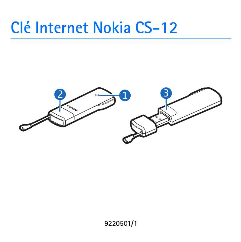 Guide utilisation NOKIA INTERNET STICK CS-12  de la marque NOKIA