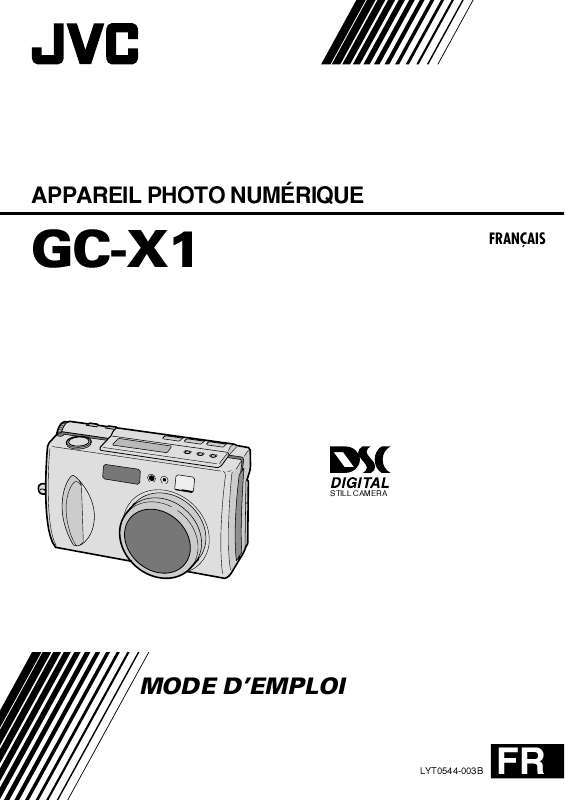 Guide utilisation JVC GC-X1  de la marque JVC