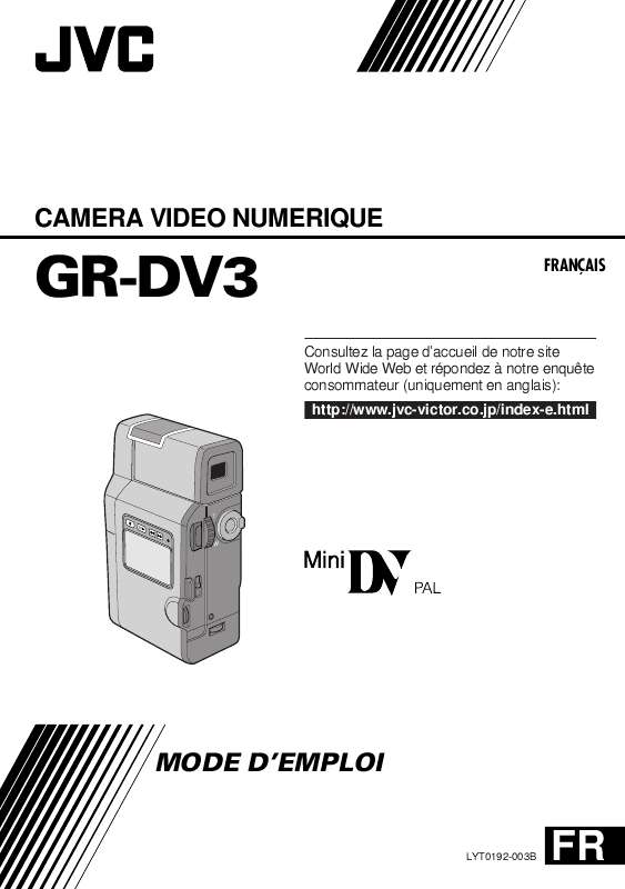Guide utilisation JVC GR-DV3  de la marque JVC
