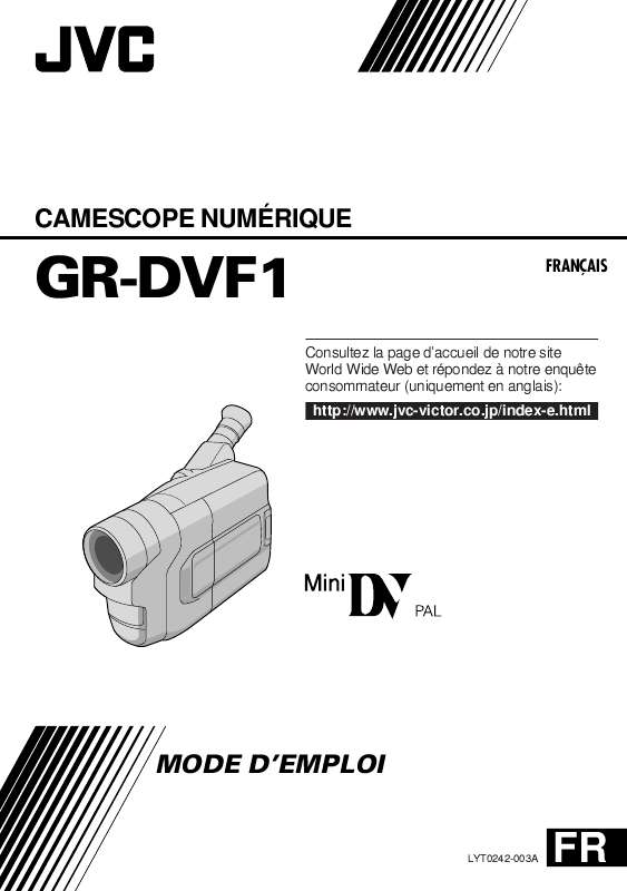 Guide utilisation JVC GR-DVF1  de la marque JVC