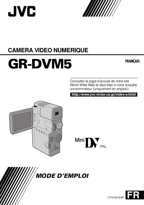 Guide utilisation JVC GR-DVM5  de la marque JVC