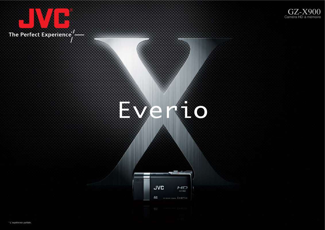 Guide utilisation JVC EVERIO GZ-X900  de la marque JVC