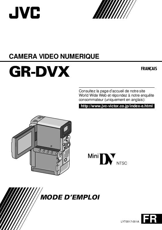 Guide utilisation JVC GR-DVX  de la marque JVC