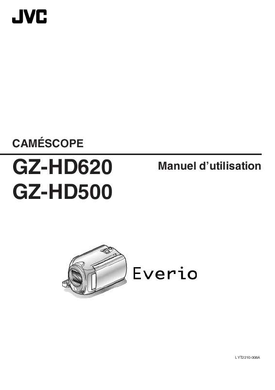 Guide utilisation JVC GZ-HD500  de la marque JVC