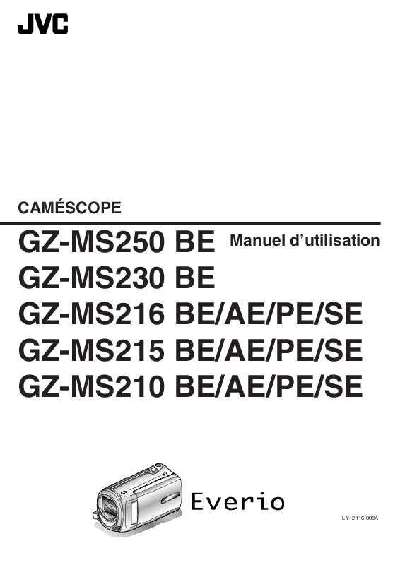 Guide utilisation JVC GZ-MS210  de la marque JVC