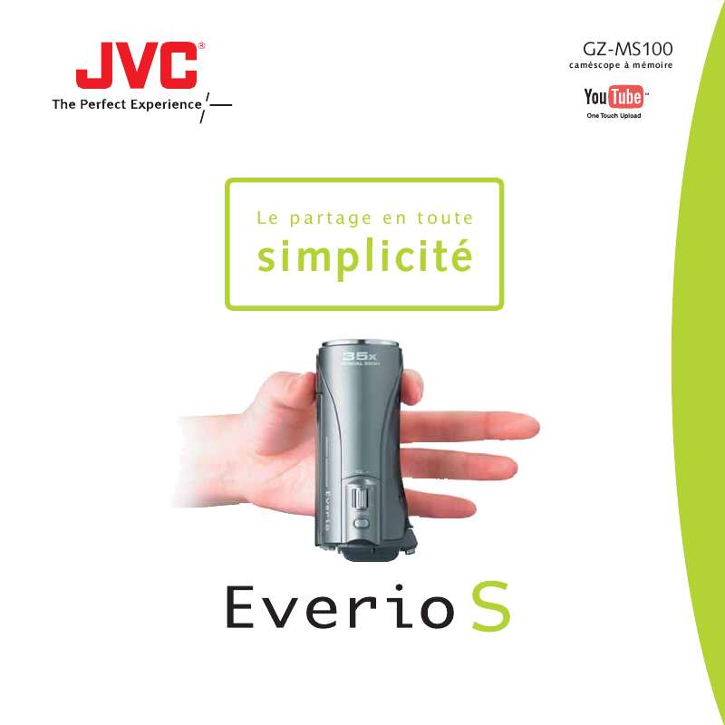 Guide utilisation JVC EVERIO S  de la marque JVC