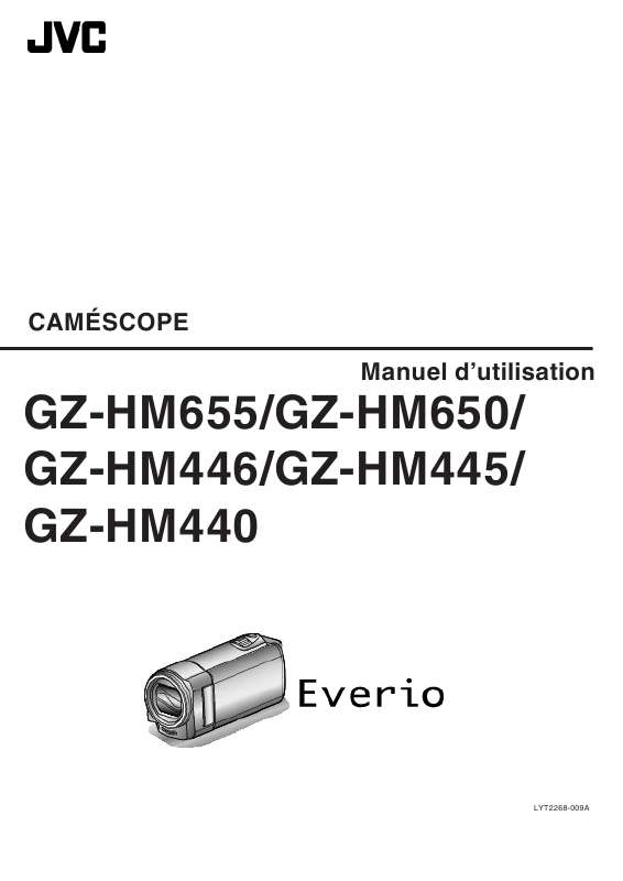 Guide utilisation JVC GZ-HM440  de la marque JVC
