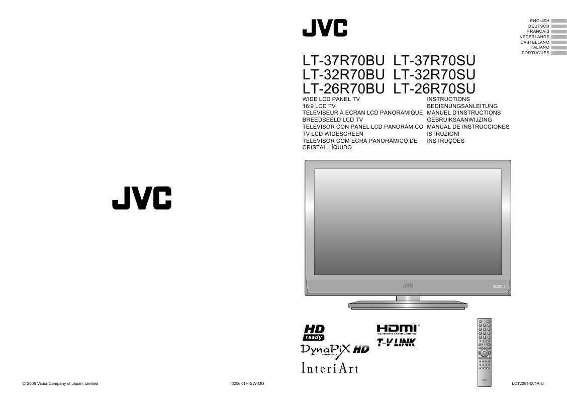 Guide utilisation JVC LT-26R70SU  de la marque JVC