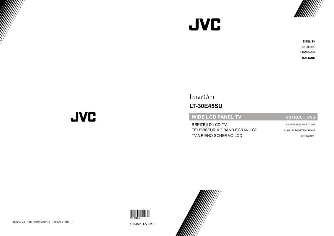 Guide utilisation JVC LT-30E45  de la marque JVC