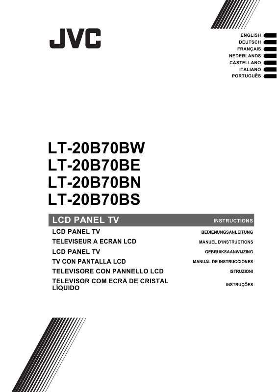 Guide utilisation JVC LT-20B70BW  de la marque JVC