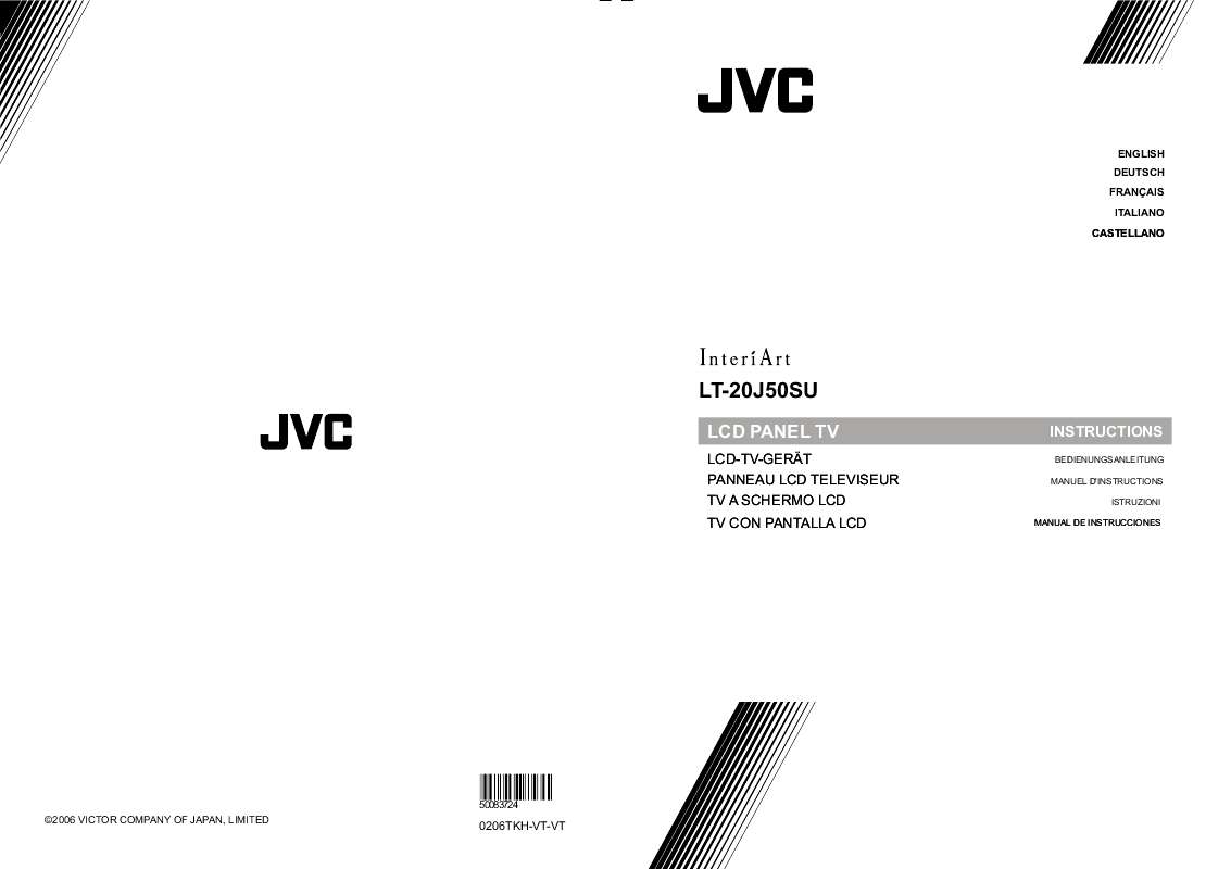 Guide utilisation JVC LT-20J50SU  de la marque JVC