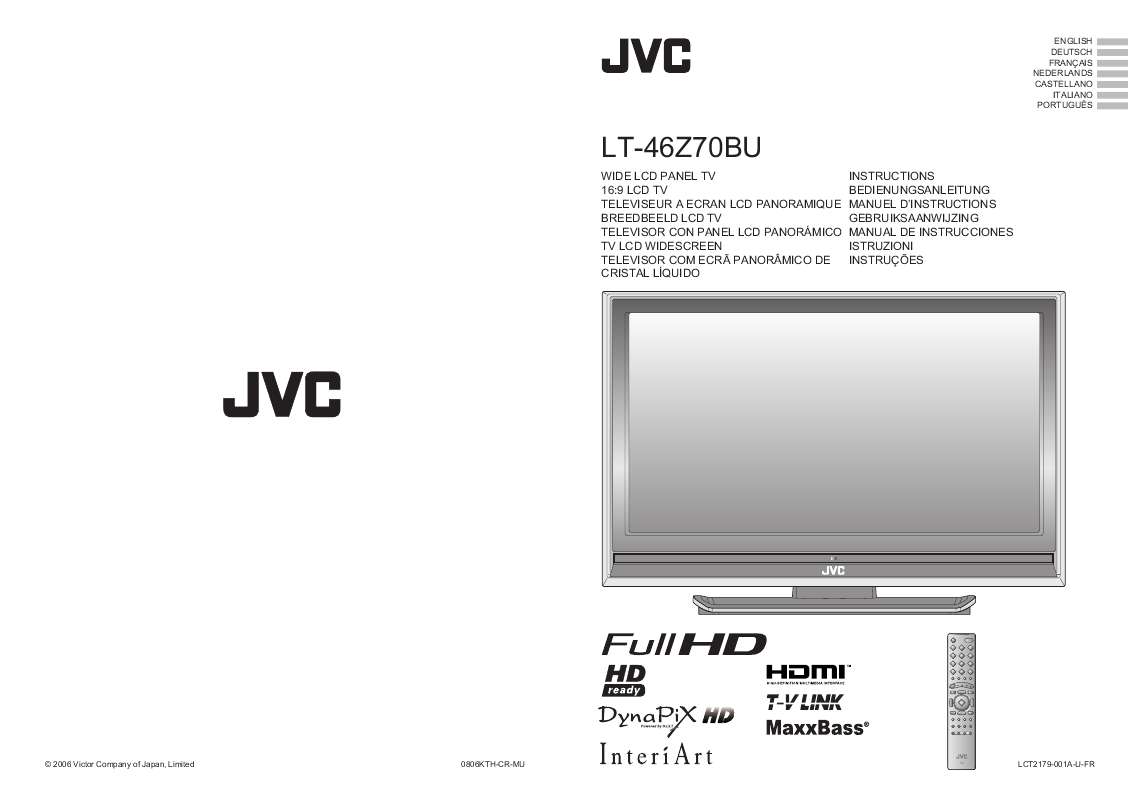 Guide utilisation JVC LT-46Z70BU  de la marque JVC