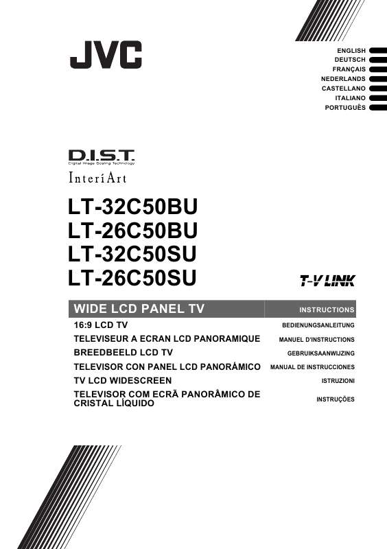 Guide utilisation JVC LT-26C50BU/SU  de la marque JVC
