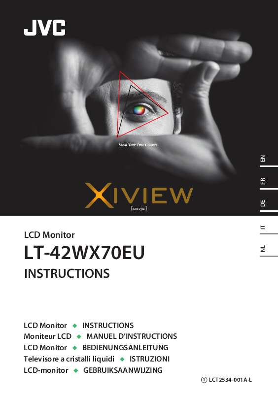 Guide utilisation JVC LT-42WX70  de la marque JVC
