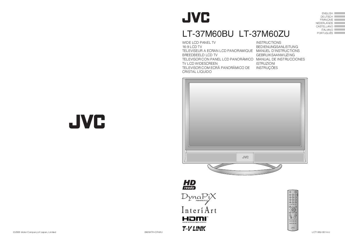 Guide utilisation JVC LT-37M60BU  de la marque JVC