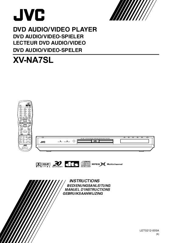 Guide utilisation JVC XV-NA7SL  de la marque JVC