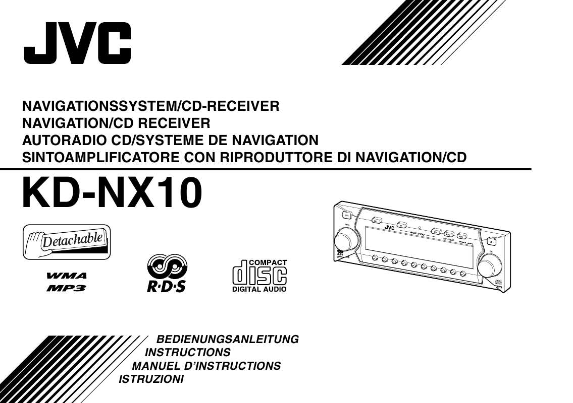 Guide utilisation JVC KD-NX10R  de la marque JVC
