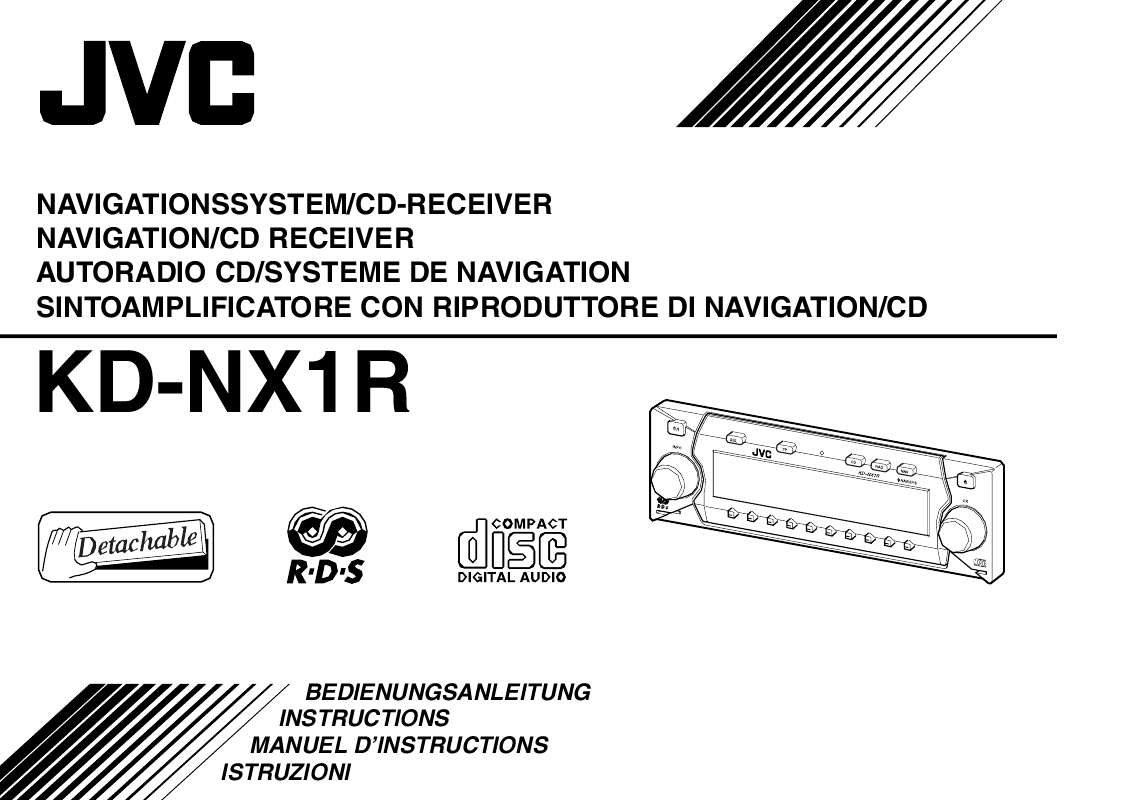 Guide utilisation JVC KD-NX1R  de la marque JVC