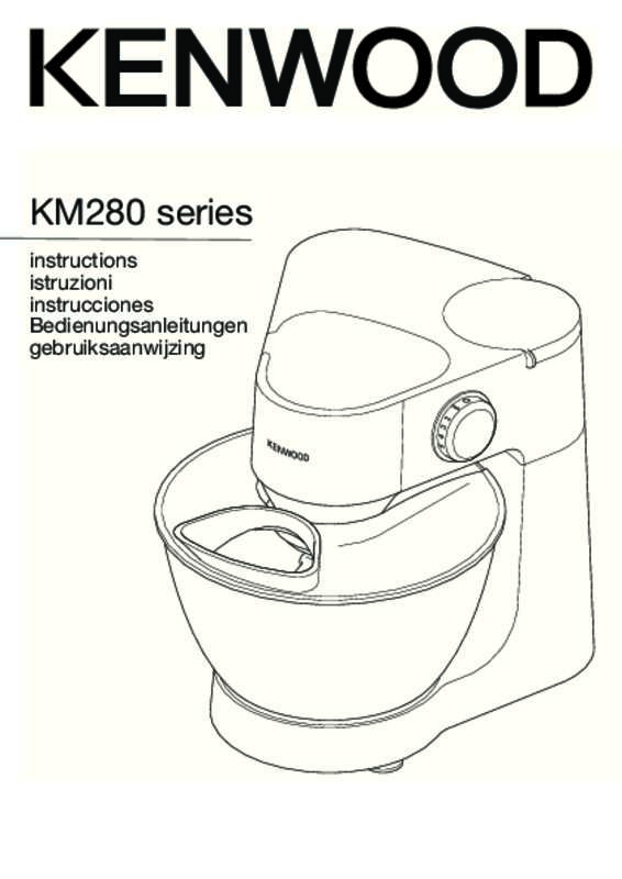 Guide utilisation KENWOOD KM 286 PROSPERO de la marque KENWOOD