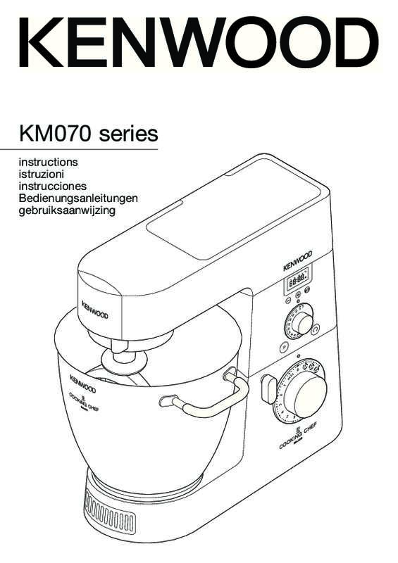 Guide utilisation KENWOOD KM069 de la marque KENWOOD