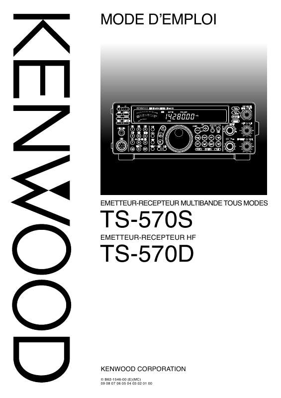 Guide utilisation KENWOOD TS-570D  de la marque KENWOOD