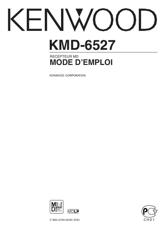 Guide utilisation KENWOOD KMD-6527  de la marque KENWOOD