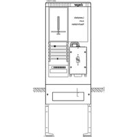 Notice HAGER ZAS175MH1 Elektroschrank