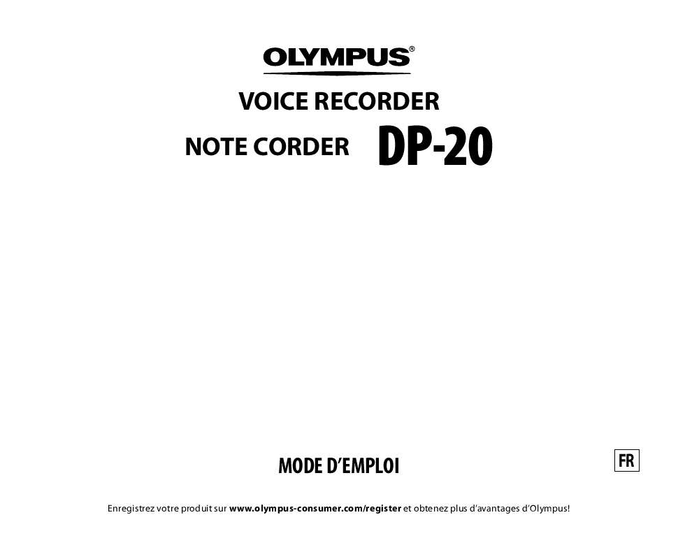 Guide utilisation OLYMPUS DP-211  de la marque OLYMPUS