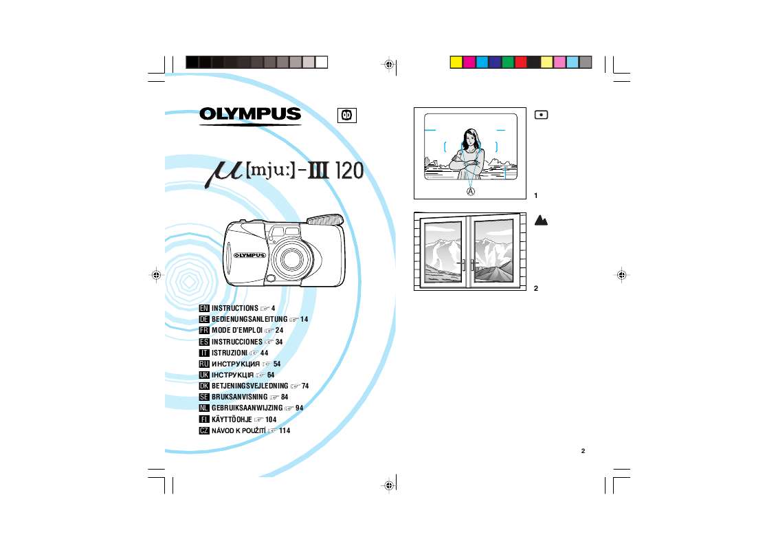 Guide utilisation OLYMPUS Μ [MJU:]-III 120  de la marque OLYMPUS