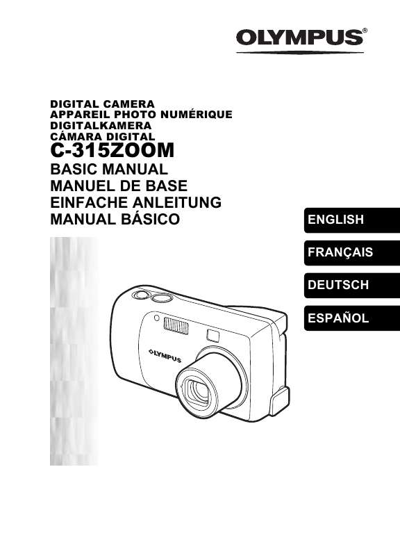 Guide utilisation OLYMPUS C-315 ZOOM  de la marque OLYMPUS