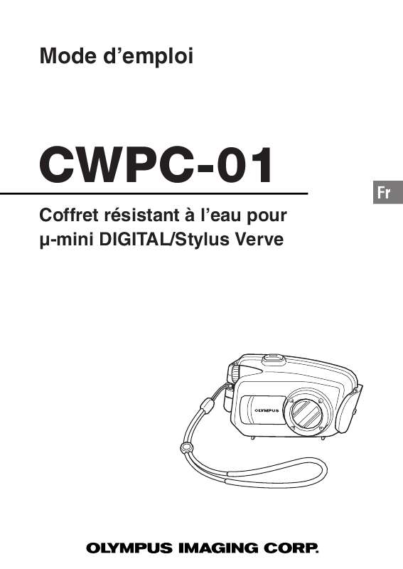 Guide utilisation OLYMPUS CWPC-01  de la marque OLYMPUS