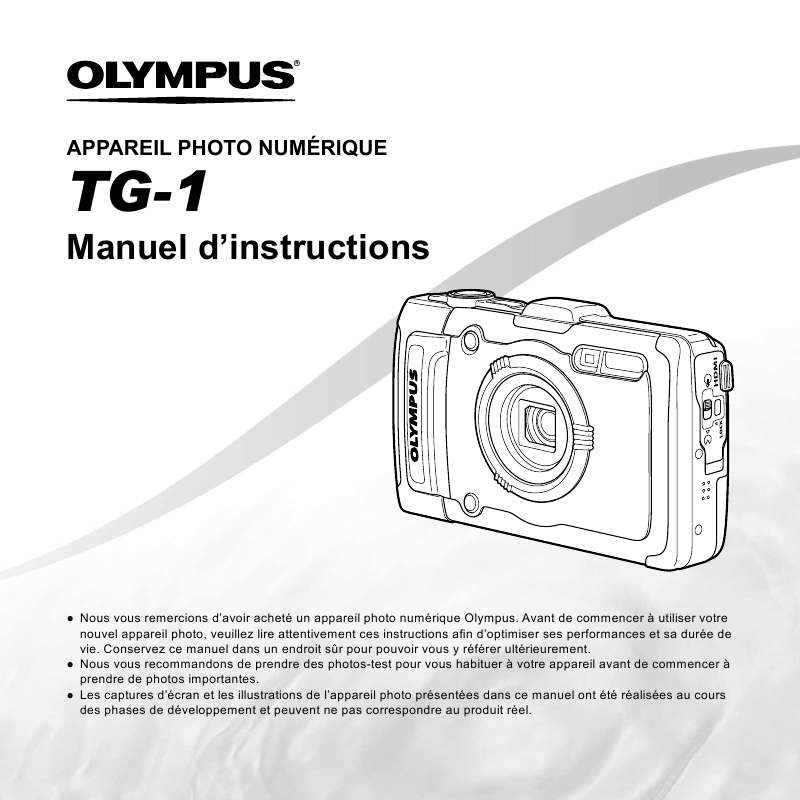 Guide utilisation OLYMPUS TG-1  de la marque OLYMPUS