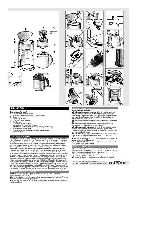 Guide utilisation ROWENTA CT 202 de la marque ROWENTA