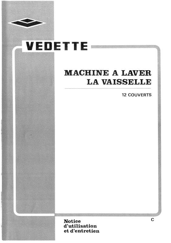 Guide utilisation VEDETTE LUXE2412 de la marque VEDETTE