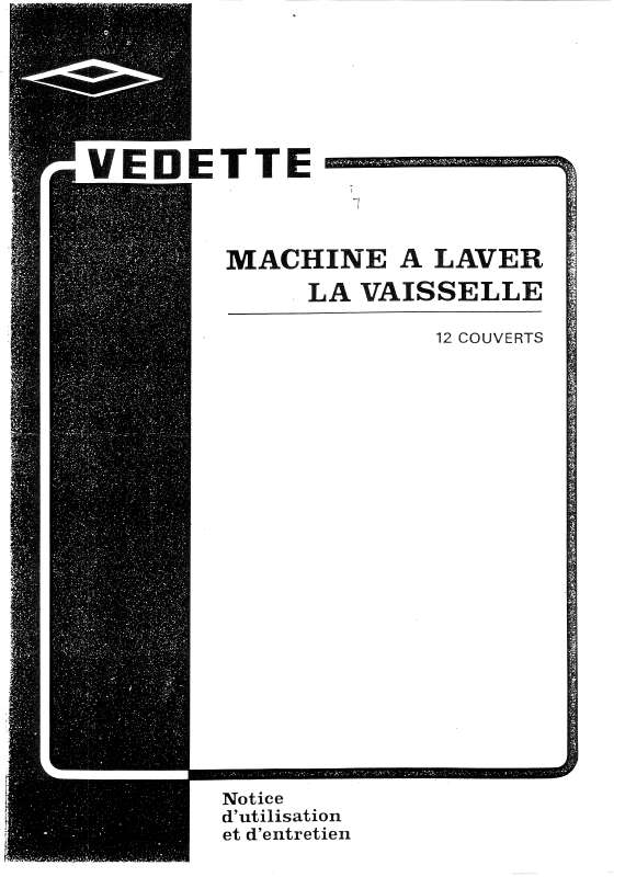 Guide utilisation VEDETTE LV2733 de la marque VEDETTE